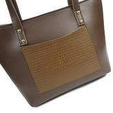 REENA BROWN TOTE BAG